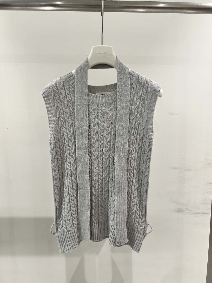 MENTOR東大門實拍女士新品職業26春夏時尚吊帶背心含腰帶MENTOR吊帶/背心圖色2