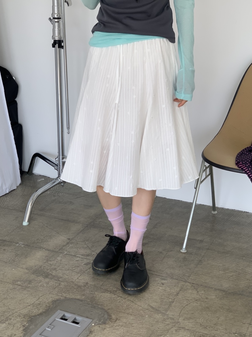 VAARA東大門實拍女士新款推薦真品職業半身裙中短裙刺繡棉VAARA半身裙/中短裙