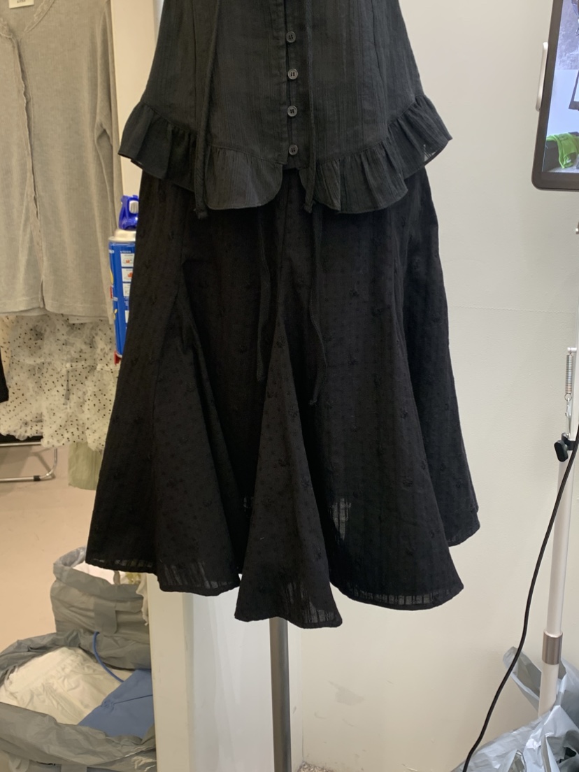 VAARA東大門實拍女士新款推薦真品職業半身裙中短裙刺繡棉VAARA半身裙/中短裙圖色2