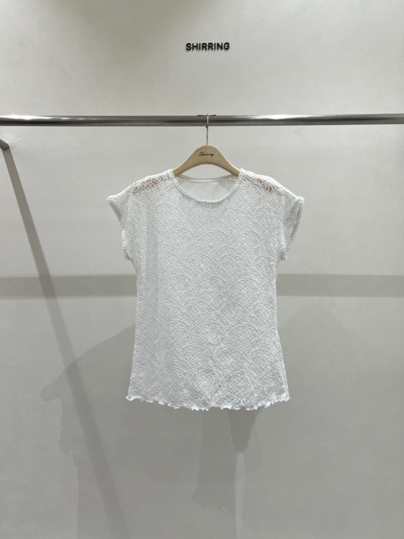 SHIRRING韓國代購女士新款職業熱賣26春夏休閑真品時尚T恤SHIRRINGT恤圖色1