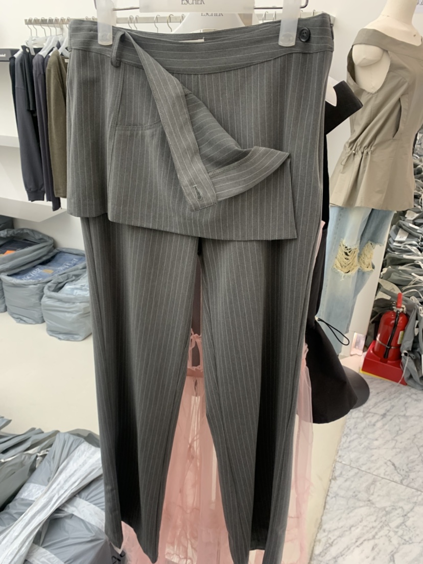 ESCHER東大門代購女士新款真品休閑職業時尚熱賣26春夏裙褲ESCHER裙褲圖色2