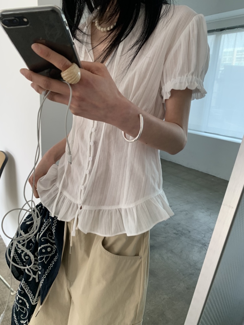 VAARA東大門直郵女士新品時尚熱賣推薦職業人氣襯衫蕾絲衫VAARA襯衫/蕾絲衫