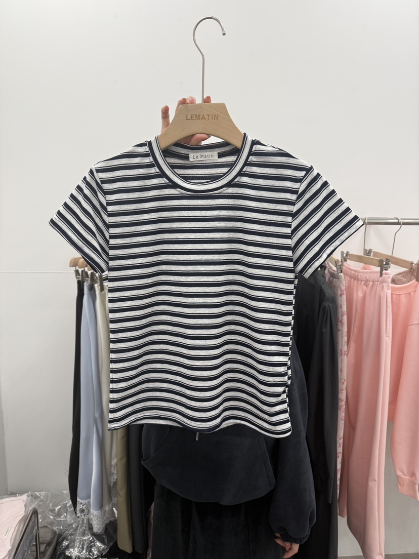 LEMATIN韓國直郵女士新款真品熱賣26春夏推薦休閑時尚T恤LEMATINT恤圖色1