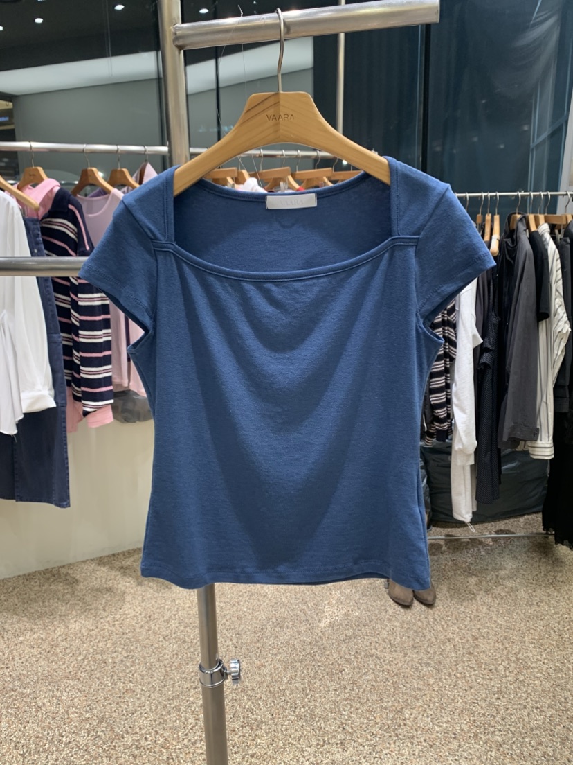 VAARA韓國代購女士新品人氣推薦26春夏真品職業熱賣時尚T恤VAARAT恤圖色1