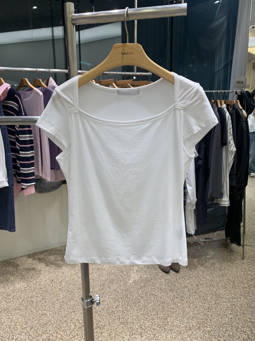 VAARA韓國代購女士新品人氣推薦26春夏真品職業熱賣時尚T恤VAARAT恤圖色3