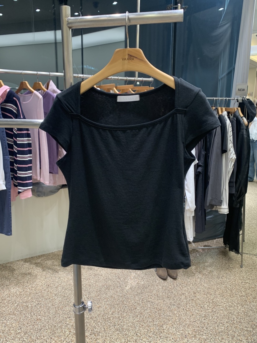 VAARA韓國代購女士新品人氣推薦26春夏真品職業熱賣時尚T恤VAARAT恤圖色4