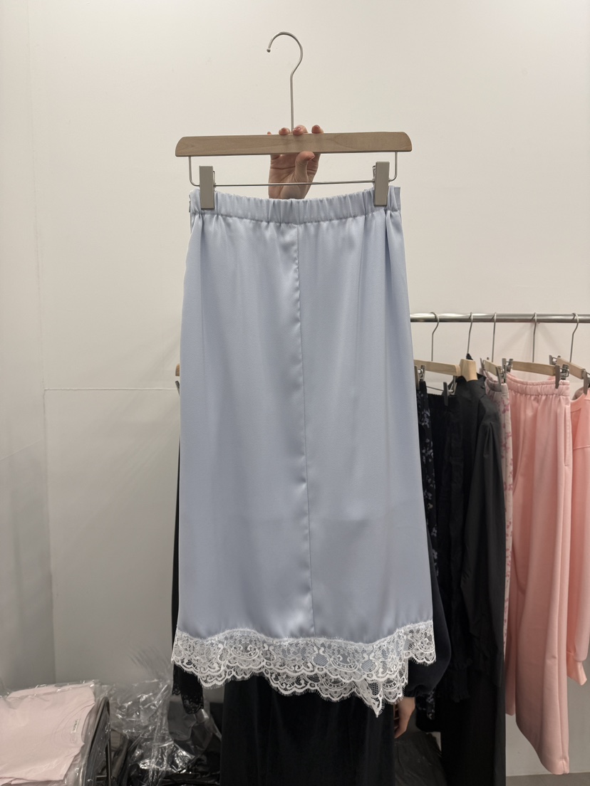 LEMATIN韓國代購女士新品真品26春夏熱賣人氣長裙不對稱緞面LEMATIN長裙