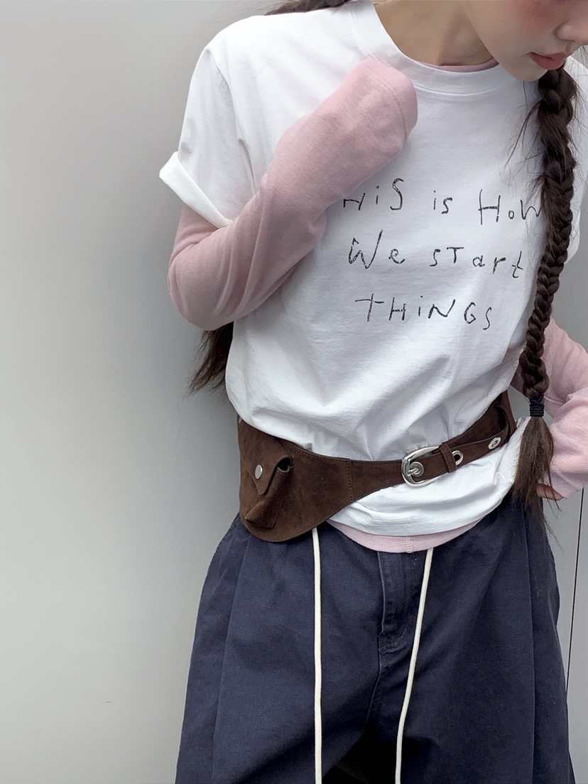 I MFACT東大門直郵女裝新款26春夏推薦人氣T恤不含內搭腰帶I MFACTT恤