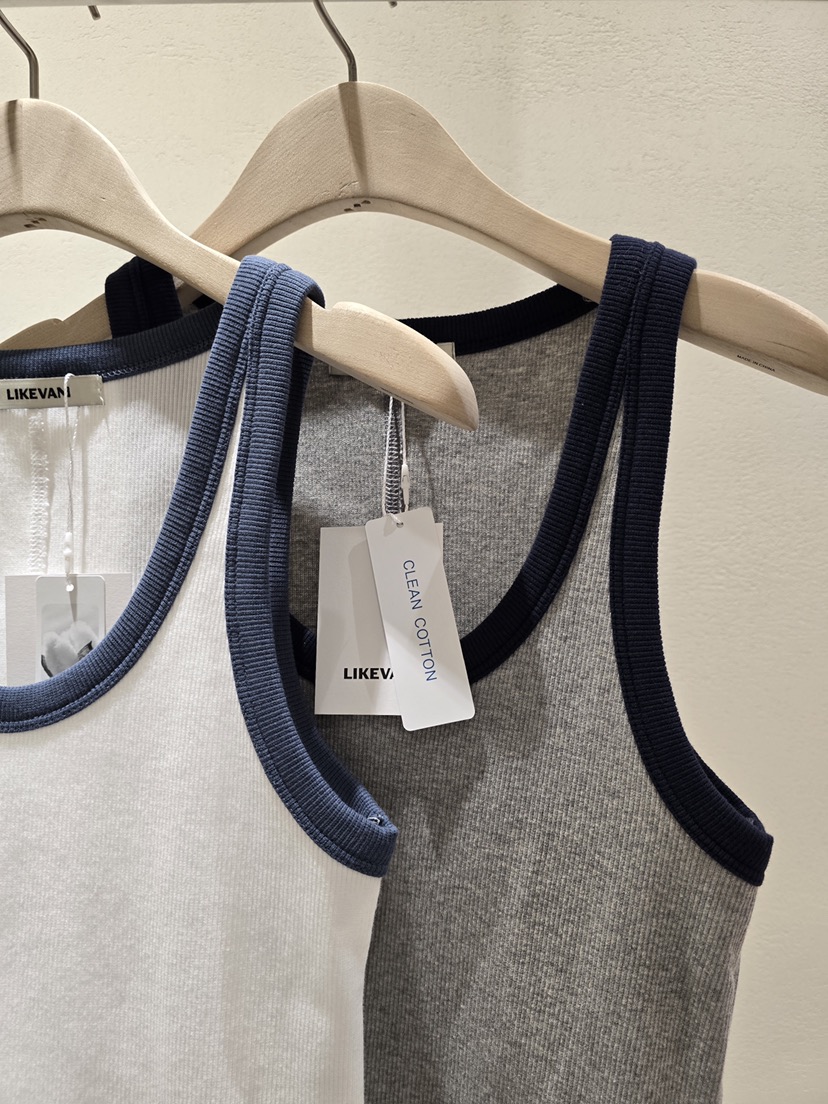 LIKEVAM韓國代購女裝新款人氣休閑26春夏真品時尚吊帶背心LIKEVAM吊帶/背心