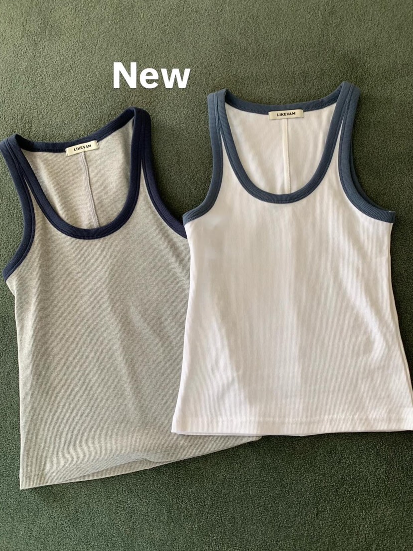 LIKEVAM韓國代購女裝新款人氣休閑26春夏真品時尚吊帶背心LIKEVAM吊帶/背心