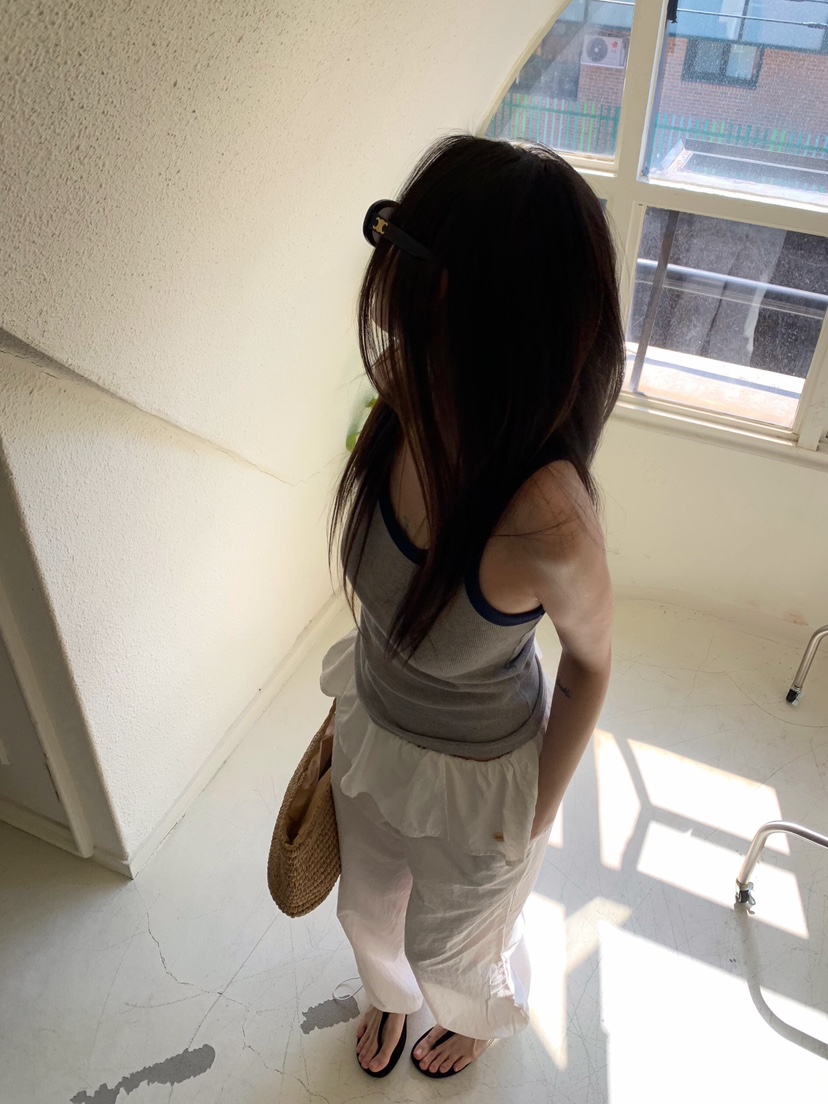 LIKEVAM韓國代購女裝新款人氣休閑26春夏真品時尚吊帶背心LIKEVAM吊帶/背心