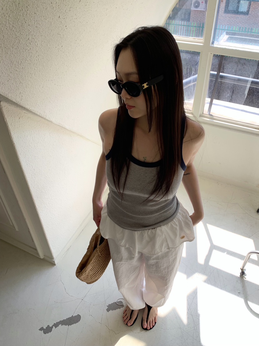 LIKEVAM韓國代購女裝新款人氣休閑26春夏真品時尚吊帶背心LIKEVAM吊帶/背心