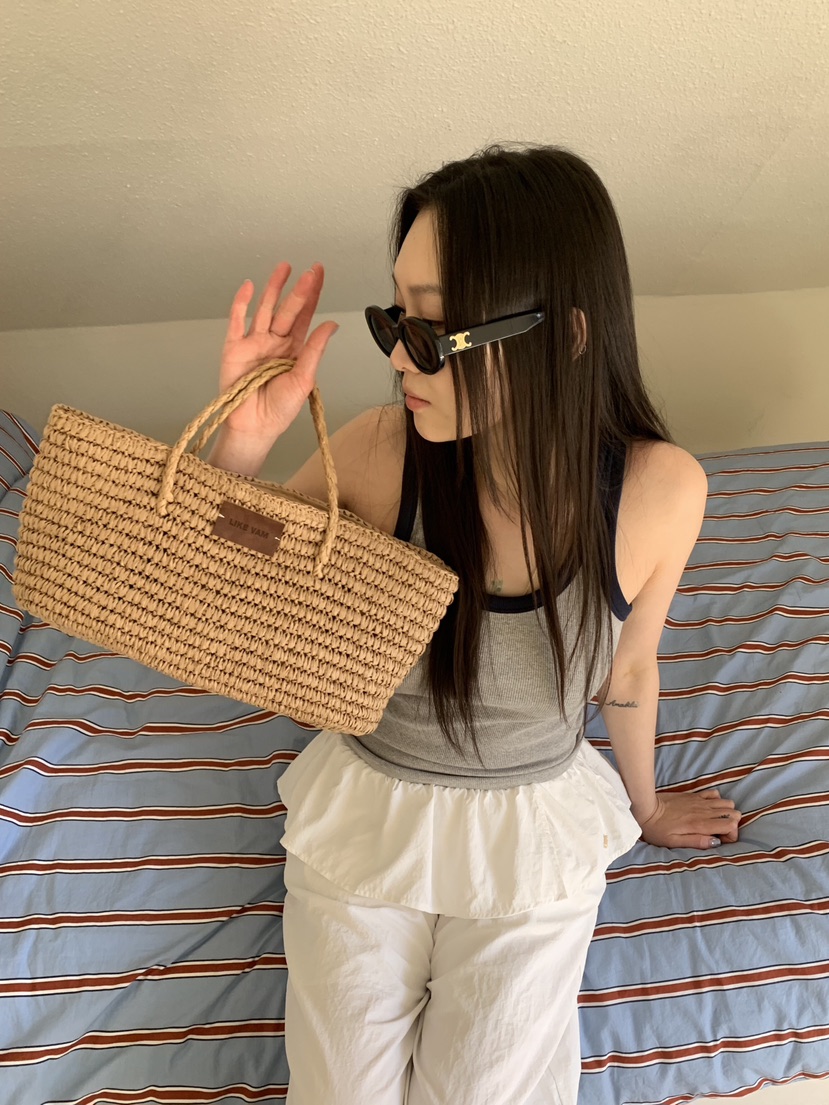 LIKEVAM韓國代購女裝新款人氣休閑26春夏真品時尚吊帶背心LIKEVAM吊帶/背心