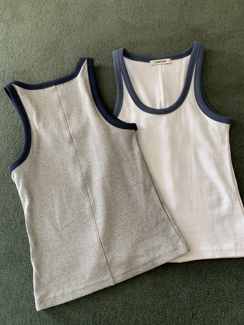 LIKEVAM韓國代購女裝新款人氣休閑26春夏真品時尚吊帶背心LIKEVAM吊帶/背心