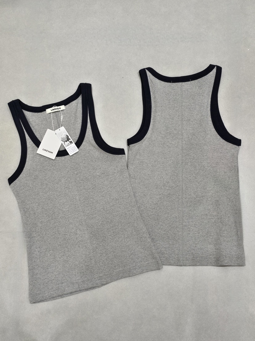 LIKEVAM韓國代購女裝新款人氣休閑26春夏真品時尚吊帶背心LIKEVAM吊帶/背心圖色2