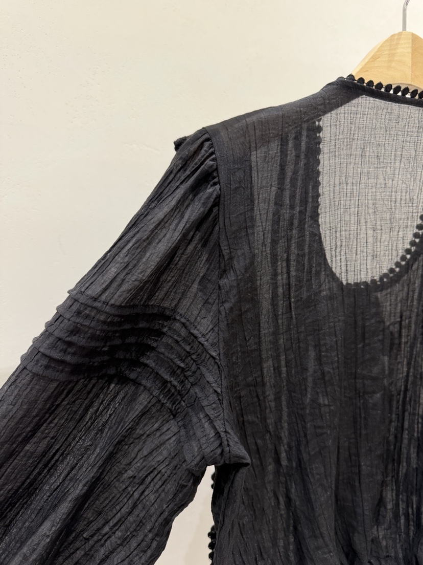 SHIRRING韓國直郵女裝新款推薦休閑時尚熱賣職業襯衫蕾絲衫SHIRRING襯衫/蕾絲衫