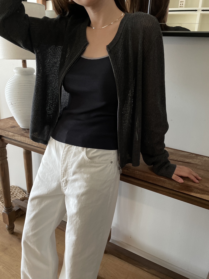 ATHEA東大門實拍女士新品休閑推薦職業人氣真品針織衫拉鏈ATHEA針織衫