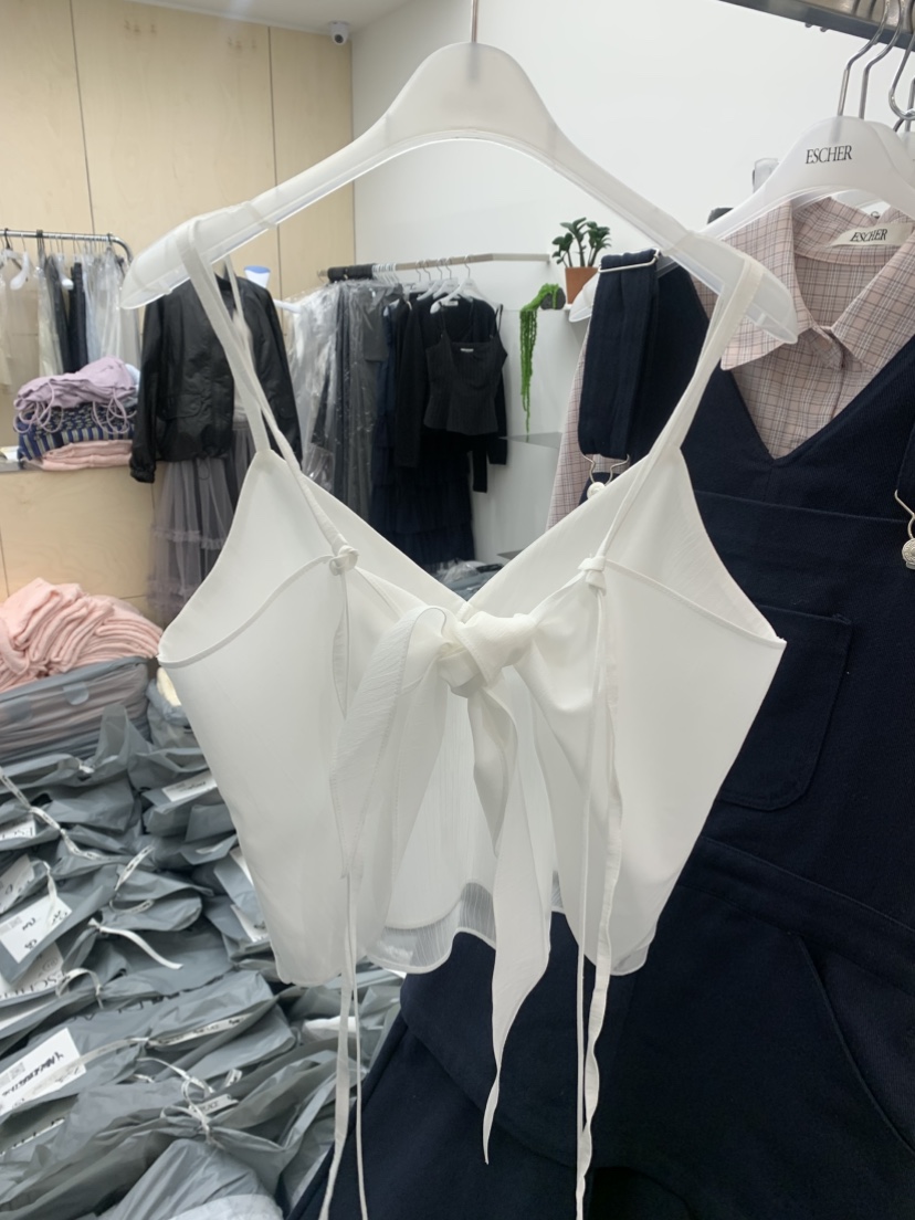ESCHER韓國代購女士新款真品休閑職業時尚吊帶背心不含披肩ESCHER吊帶/背心