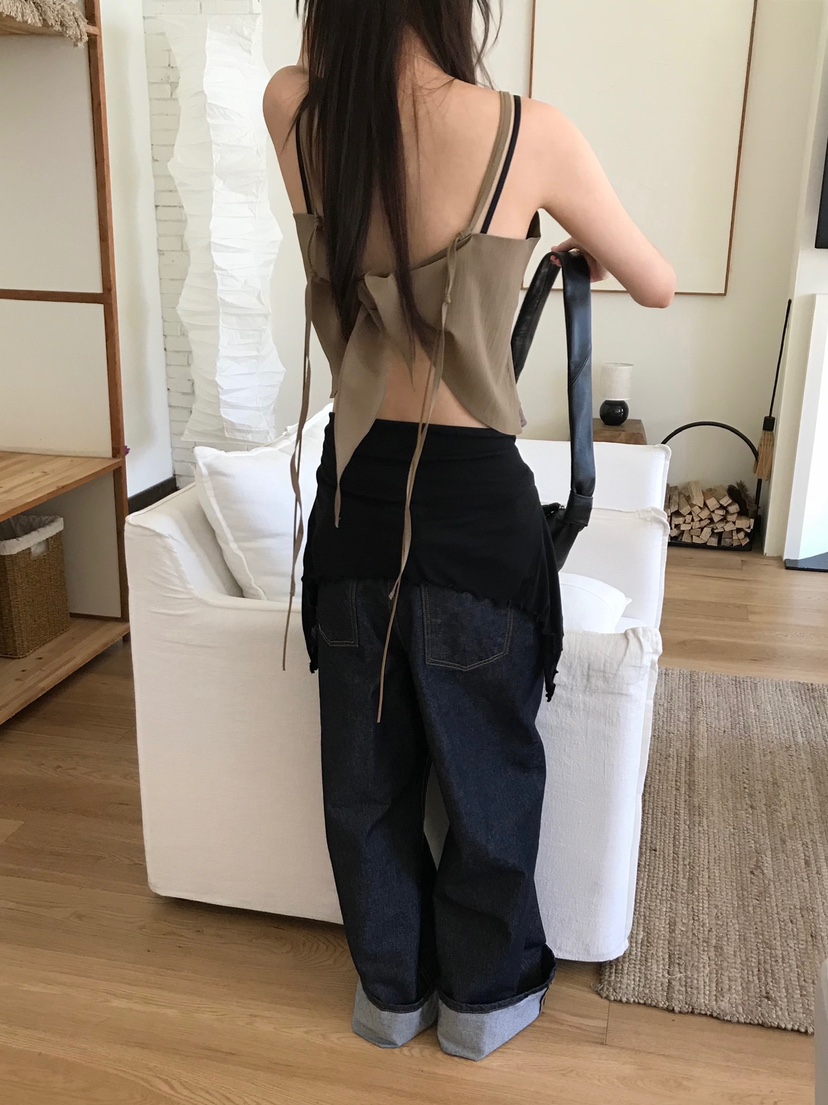 ESCHER韓國代購女士新款真品休閑職業時尚吊帶背心不含披肩ESCHER吊帶/背心