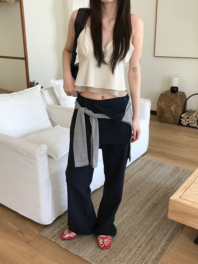 ESCHER韓國代購女士新款真品休閑職業時尚吊帶背心不含披肩ESCHER吊帶/背心