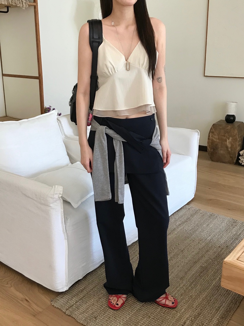 ESCHER韓國代購女士新款真品休閑職業時尚吊帶背心不含披肩ESCHER吊帶/背心