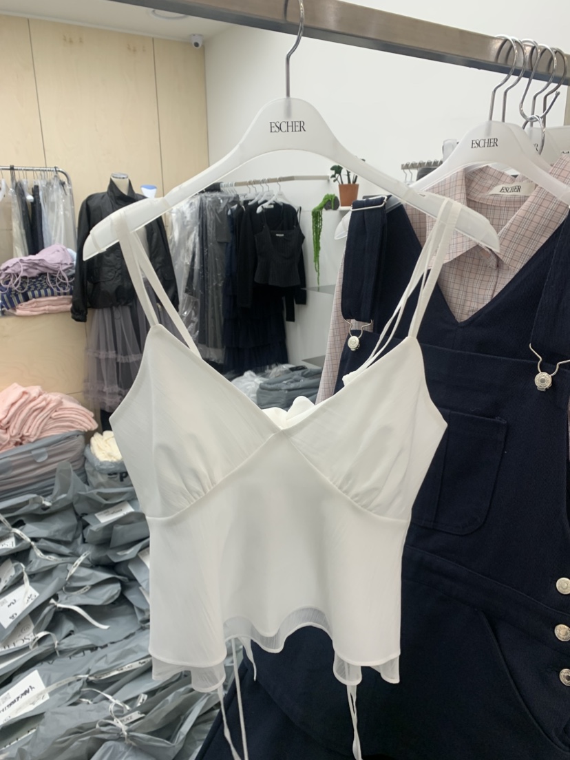 ESCHER韓國代購女士新款真品休閑職業時尚吊帶背心不含披肩ESCHER吊帶/背心圖色1