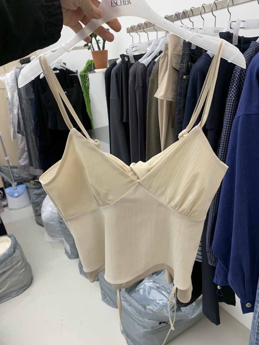 ESCHER韓國代購女士新款真品休閑職業時尚吊帶背心不含披肩ESCHER吊帶/背心圖色2