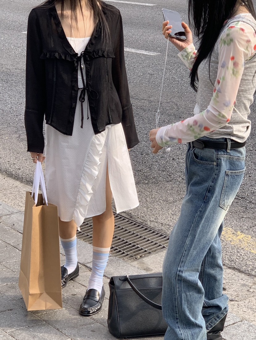 VAARA東大門代購女士新款時尚26春夏休閑真品職業襯衫蕾絲衫VAARA襯衫/蕾絲衫