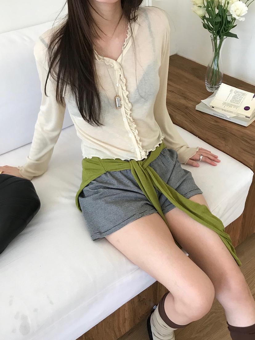 ESCHER東大門實拍女裝新品推薦26春夏熱賣真品職業長袖T恤ESCHER長袖T恤