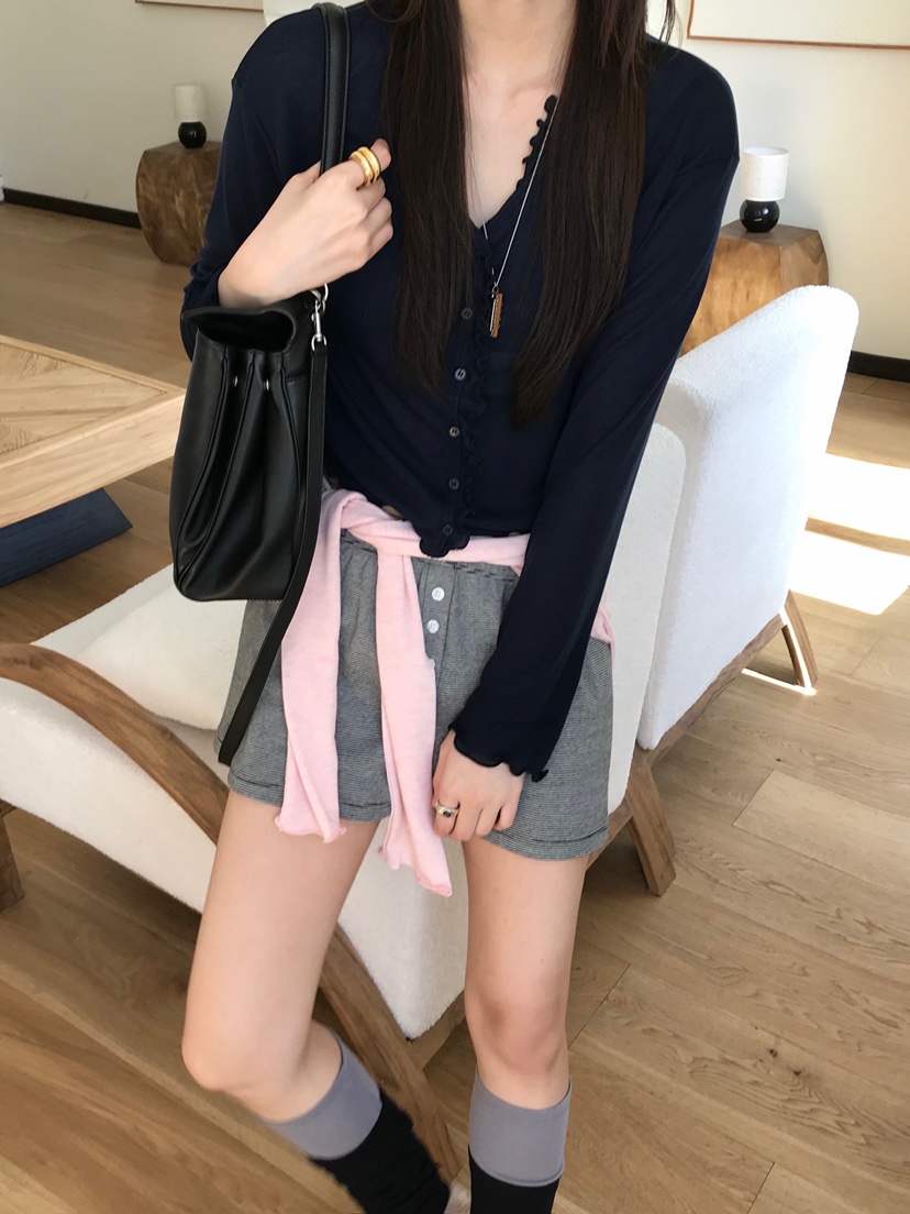 ESCHER東大門實拍女裝新品推薦26春夏熱賣真品職業長袖T恤ESCHER長袖T恤