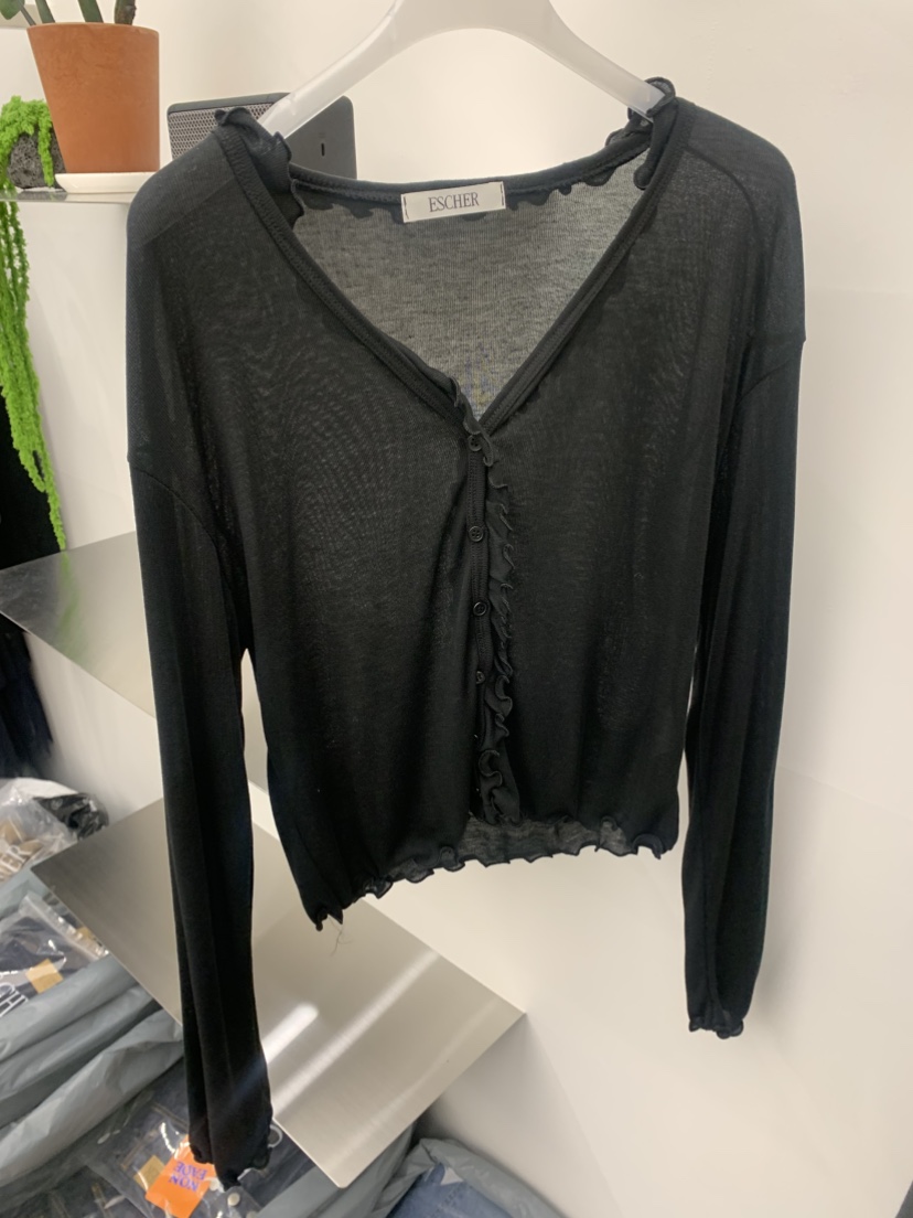 ESCHER東大門實拍女裝新品推薦26春夏熱賣真品職業長袖T恤ESCHER長袖T恤圖色3