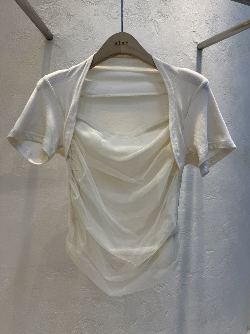 RIAH東大門實拍女士新款人氣時尚真品熱賣休閑26春夏職業T恤RIAHT恤圖色1