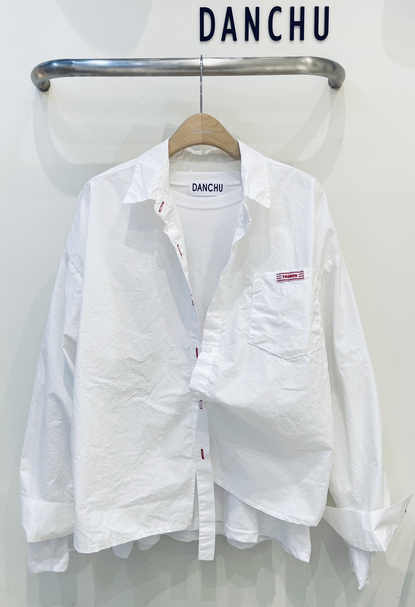 DANCHU韓國直郵女裝新款26春夏時尚真品襯衫蕾絲衫不含內搭DANCHU襯衫/蕾絲衫圖色1