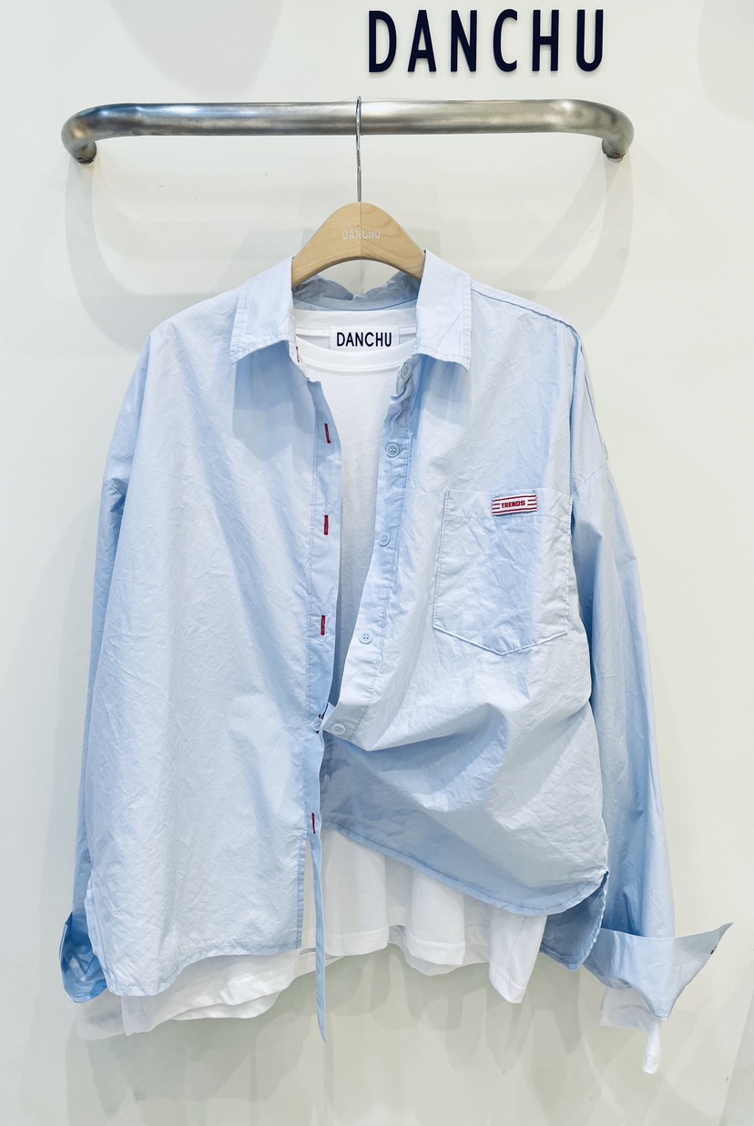 DANCHU韓國直郵女裝新款26春夏時尚真品襯衫蕾絲衫不含內搭DANCHU襯衫/蕾絲衫圖色3