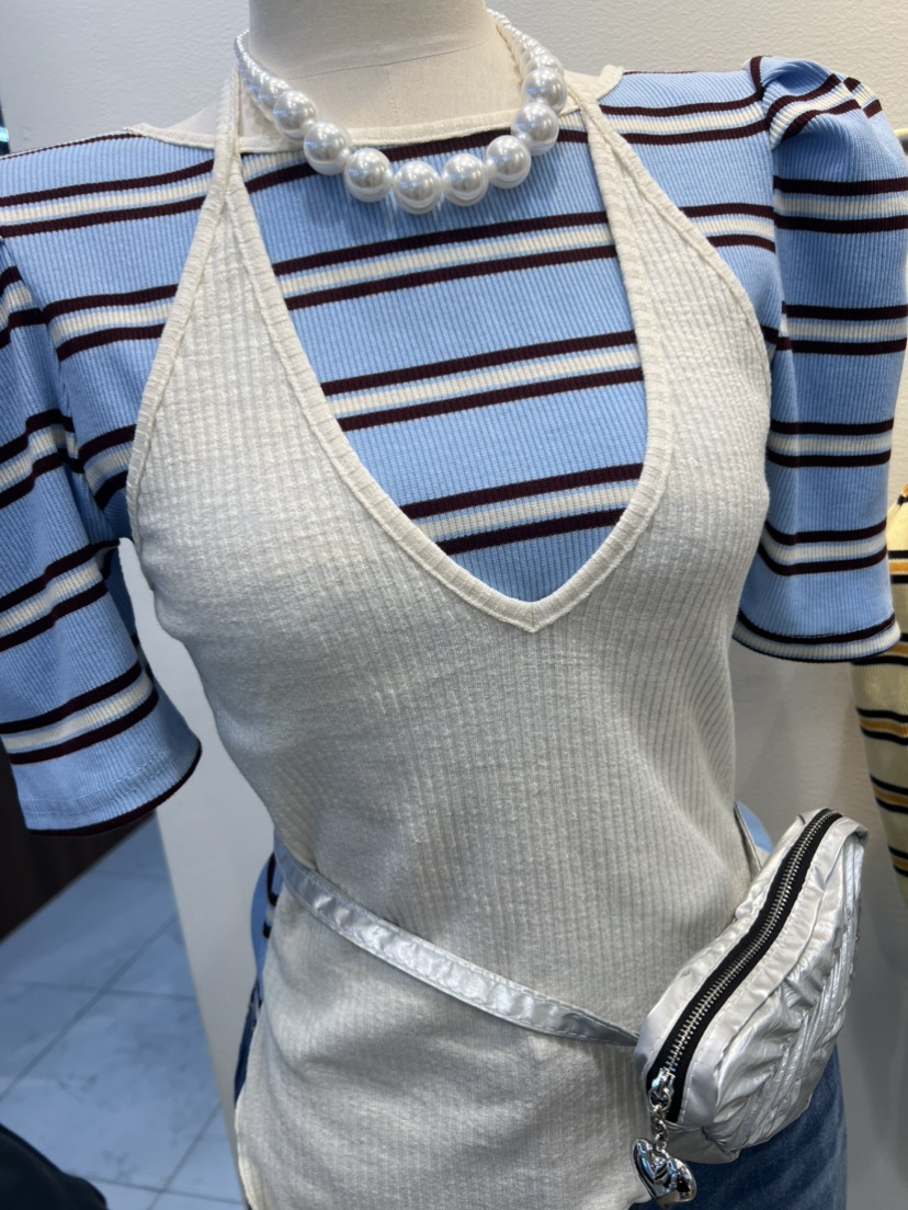 BLUE BANANA韓國代購女裝新品職業時尚熱賣休閑26春夏T恤BLUE BANANAT恤