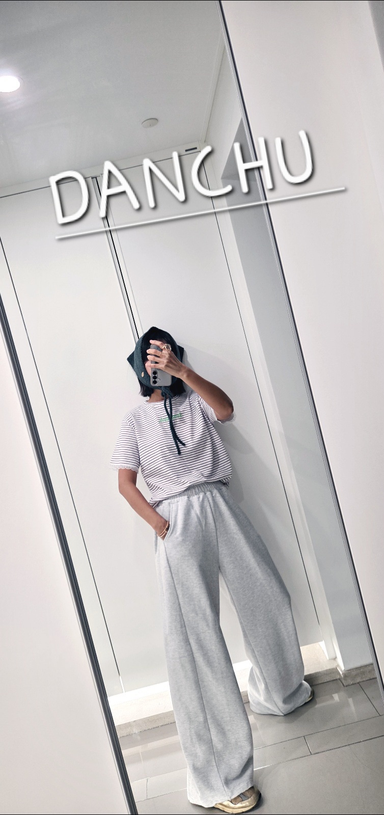 DANCHU東大門代購女裝新品休閑熱賣推薦真品26春夏T恤條紋DANCHUT恤