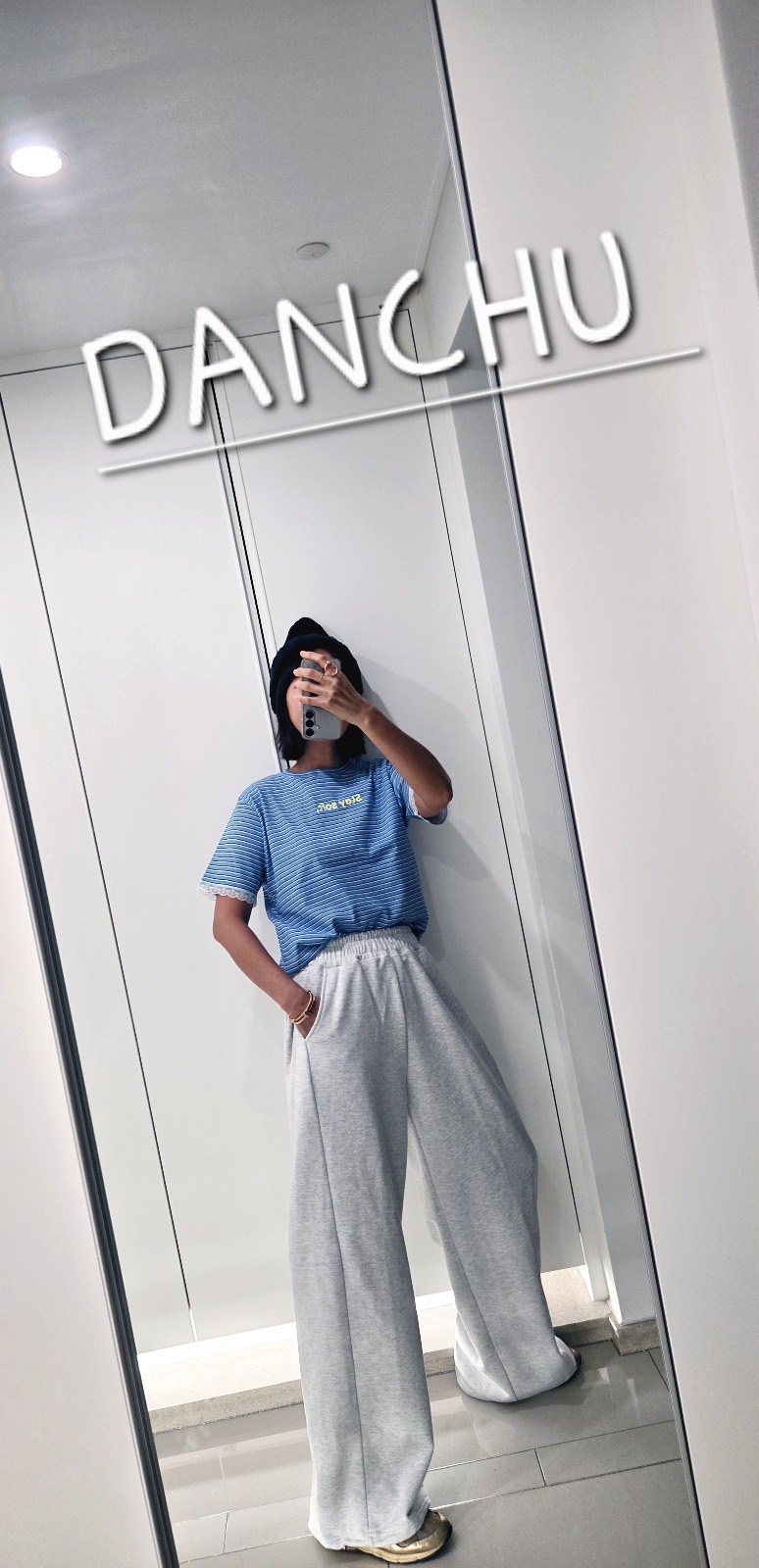 DANCHU東大門代購女裝新品休閑熱賣推薦真品26春夏T恤條紋DANCHUT恤