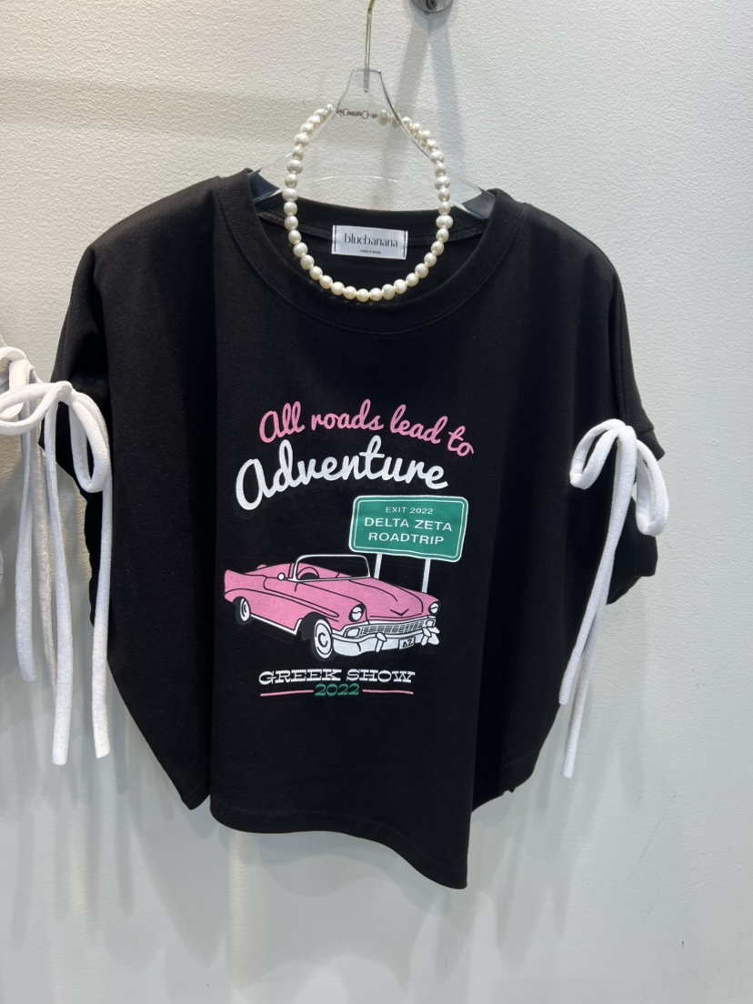 BLUE BANANA韓國代購女士新款真品熱賣26春夏推薦休閑T恤BLUE BANANAT恤圖色1