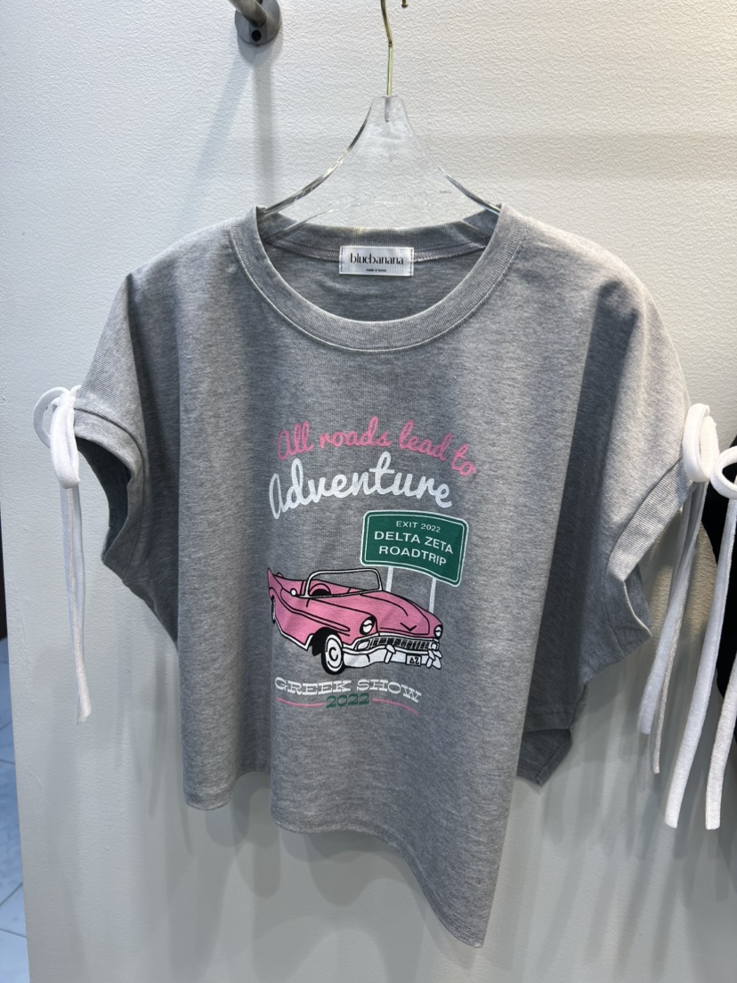 BLUE BANANA韓國代購女士新款真品熱賣26春夏推薦休閑T恤BLUE BANANAT恤圖色2