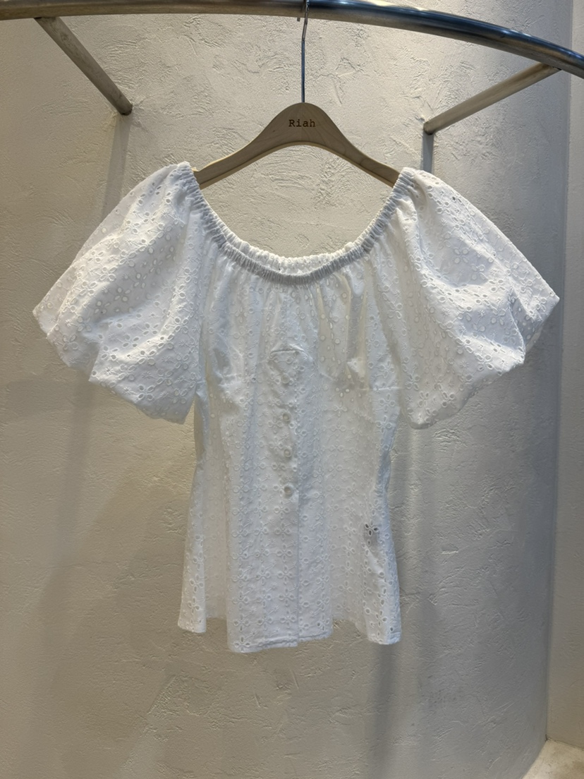 RIAH韓國代購女士新款人氣26春夏時尚休閑熱賣襯衫蕾絲衫RIAH襯衫/蕾絲衫圖色1