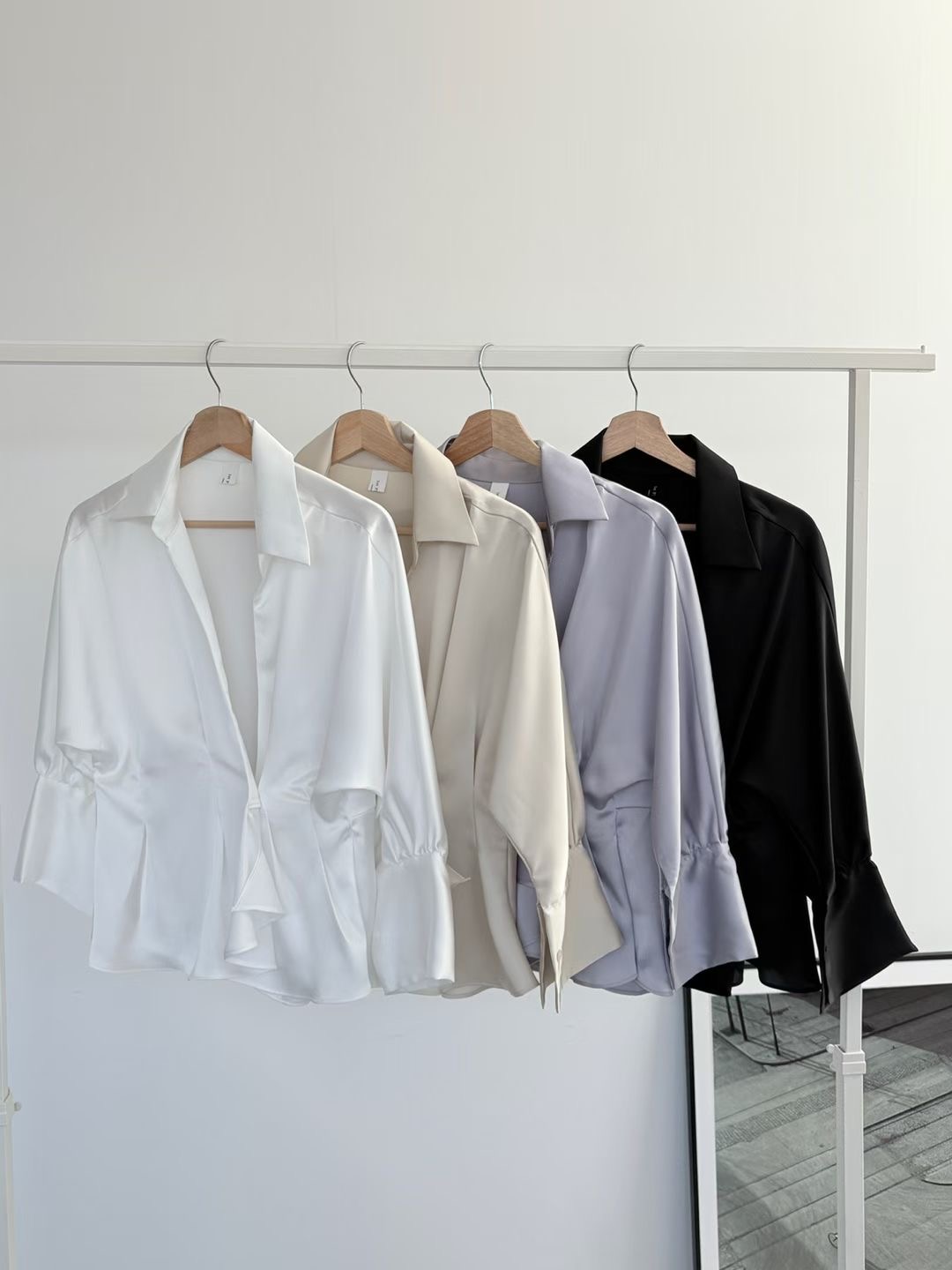 PLACE東大門實拍女裝新品人氣熱賣職業推薦休閑襯衫蕾絲衫PLACE襯衫/蕾絲衫圖色4左四色