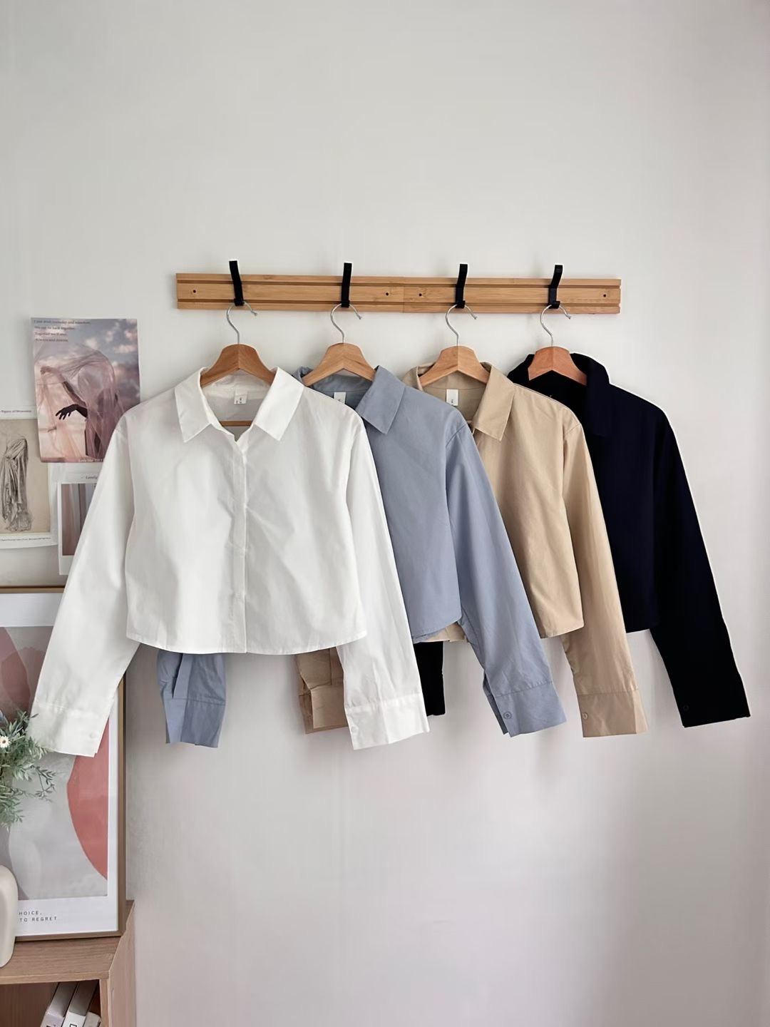 PLACE韓國代購女裝新品26春夏時尚熱賣職業休閑襯衫蕾絲衫PLACE襯衫/蕾絲衫圖色4左四色