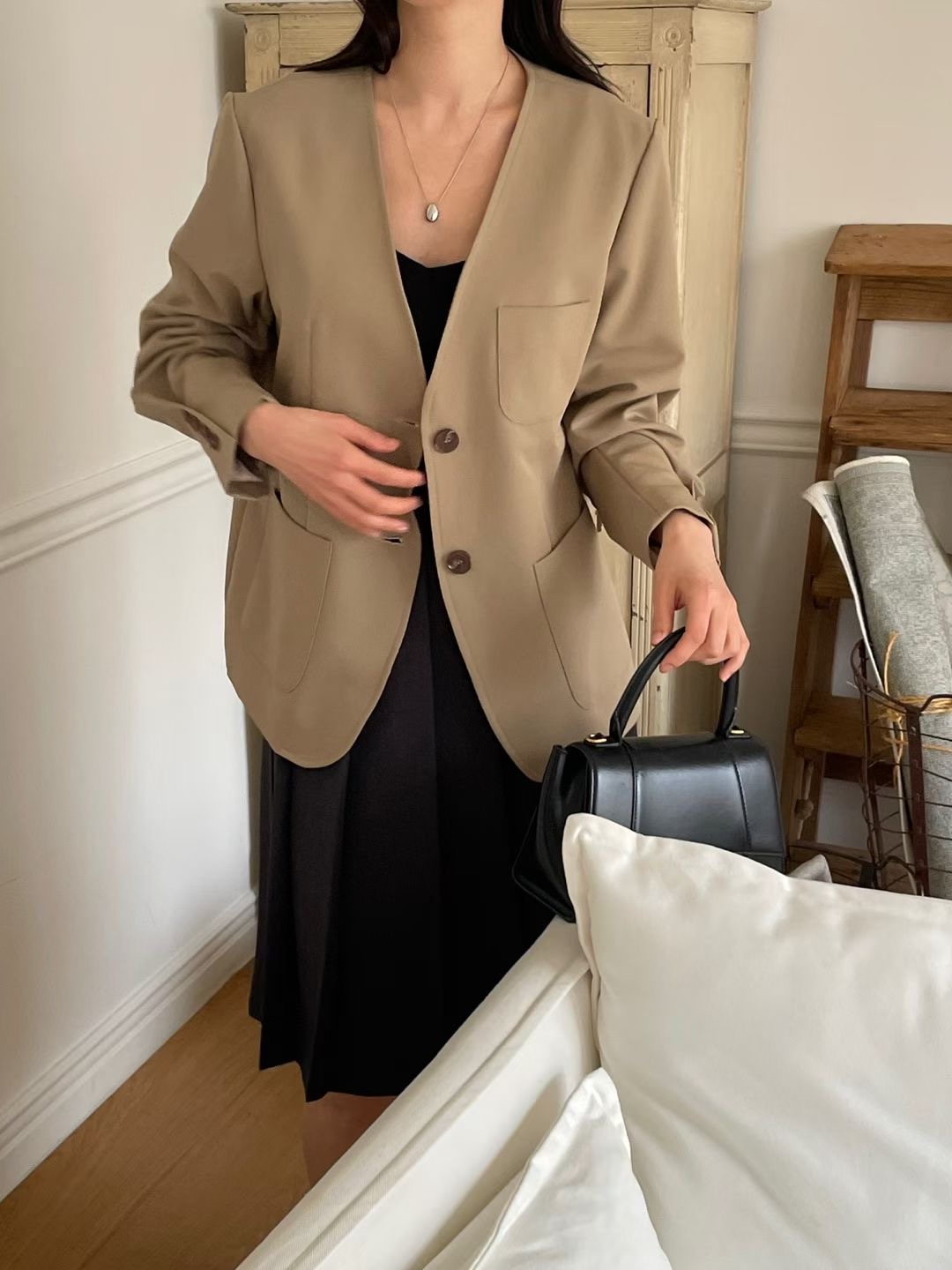 PLACE東大門代購女裝新款職業推薦休閑熱賣真品時尚人氣夾克PLACE夾克圖色1