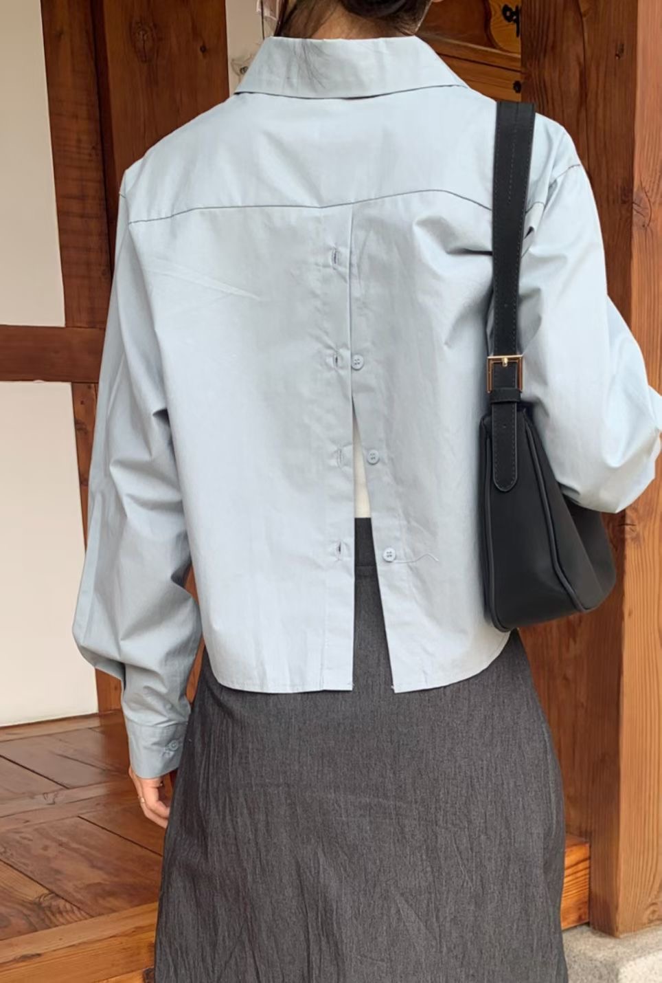 PLACE韓國代購女裝新品時尚人氣熱賣休閑26春夏襯衫蕾絲衫PLACE襯衫/蕾絲衫