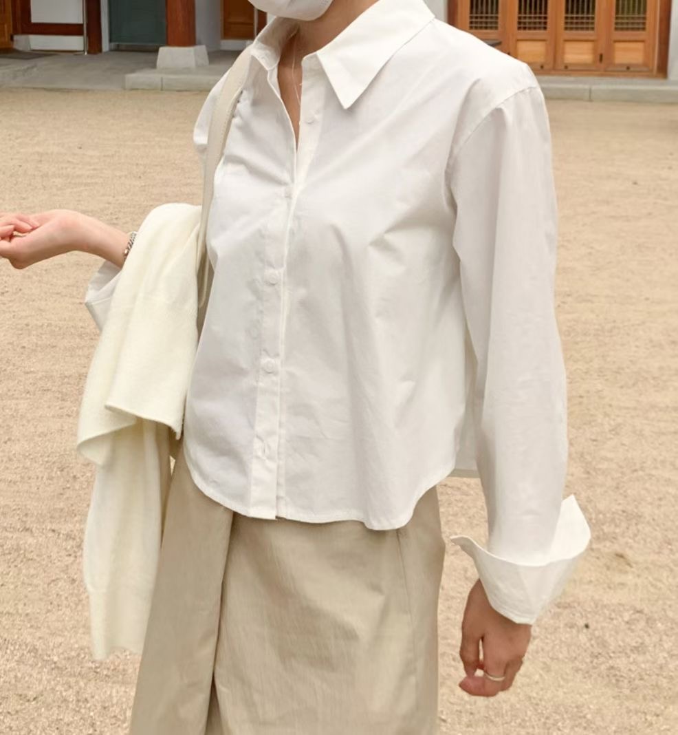 PLACE韓國代購女裝新品時尚人氣熱賣休閑26春夏襯衫蕾絲衫PLACE襯衫/蕾絲衫圖色1