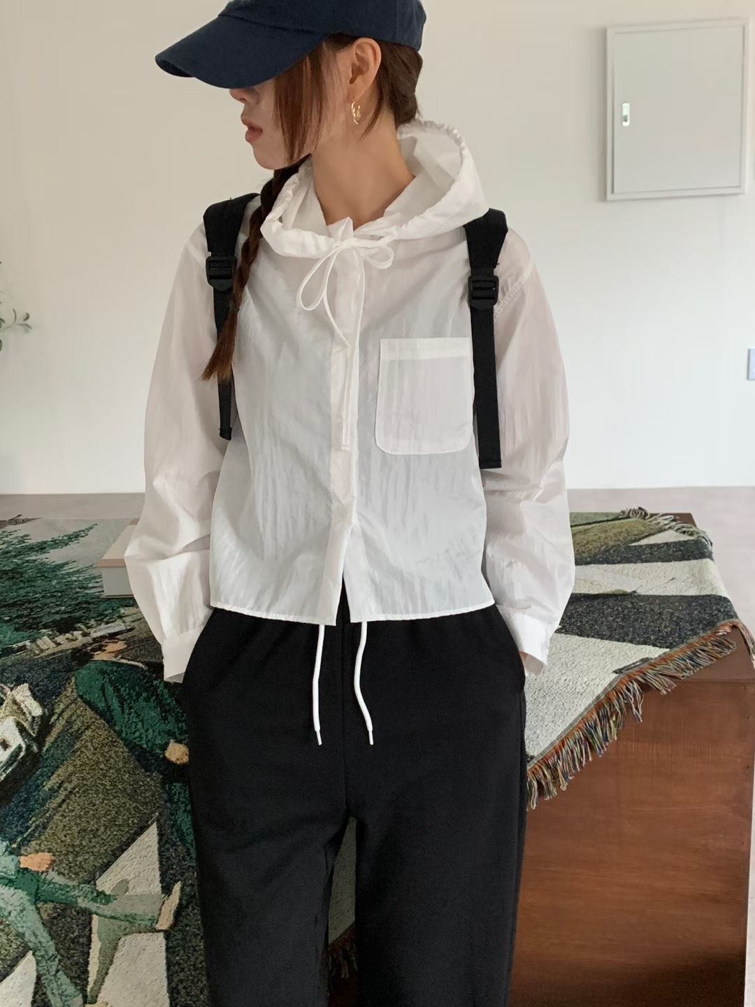 PLACE韓國直郵女裝新品26春夏人氣推薦時尚休閑襯衫蕾絲衫PLACE襯衫/蕾絲衫