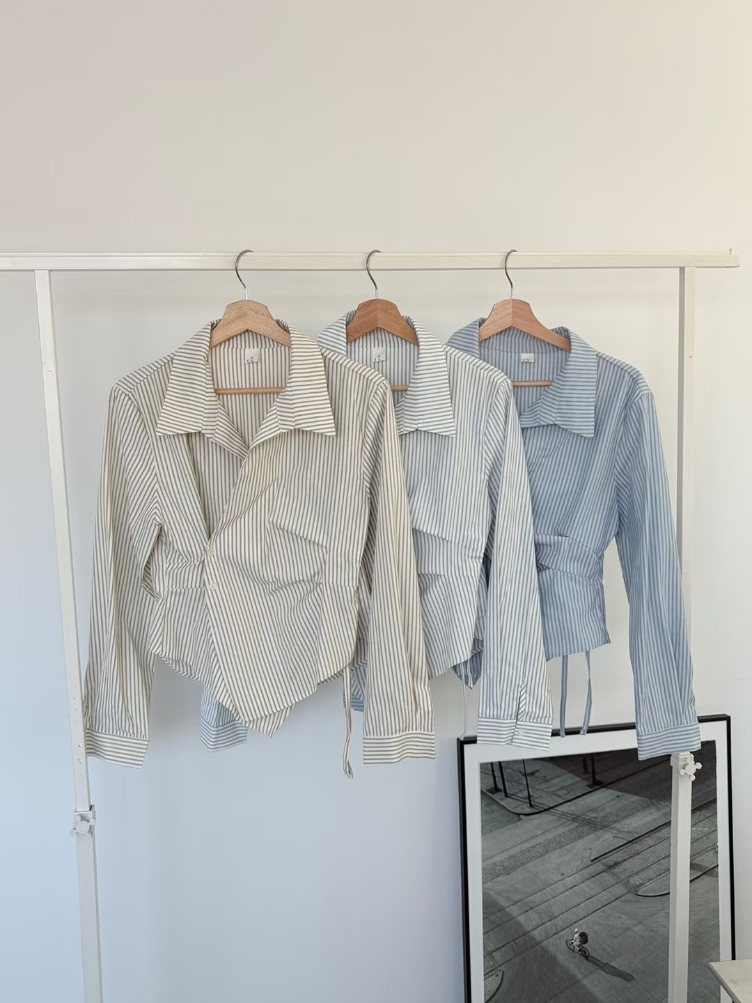 PLACE東大門實拍女士新款人氣職業真品休閑26春夏襯衫蕾絲衫PLACE襯衫/蕾絲衫圖色2左二色