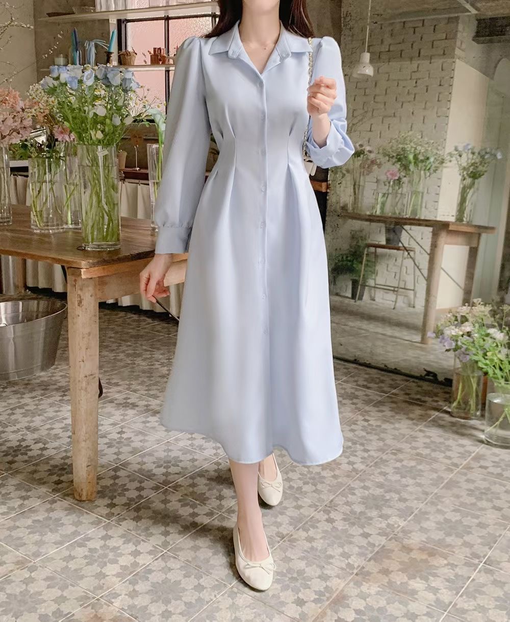 PLACE東大門實拍女裝新款時尚職業休閑熱賣人氣26春夏連衣裙PLACE連衣裙圖色2