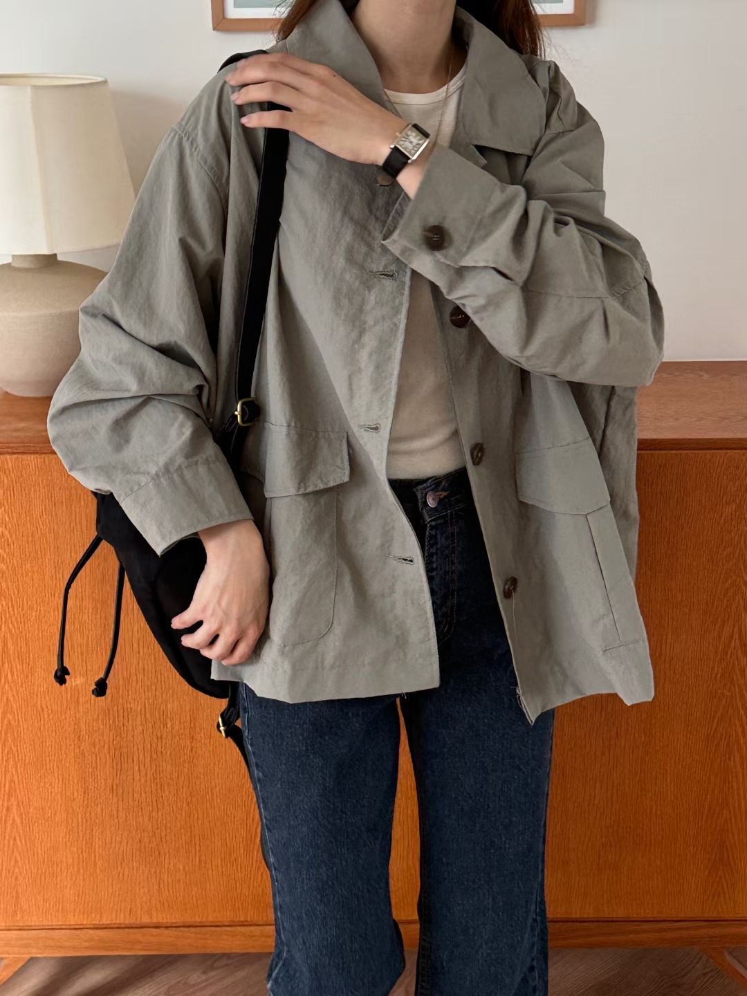 PLACE東大門直郵女士新品推薦時尚真品熱賣人氣職業26春夏夾克PLACE夾克