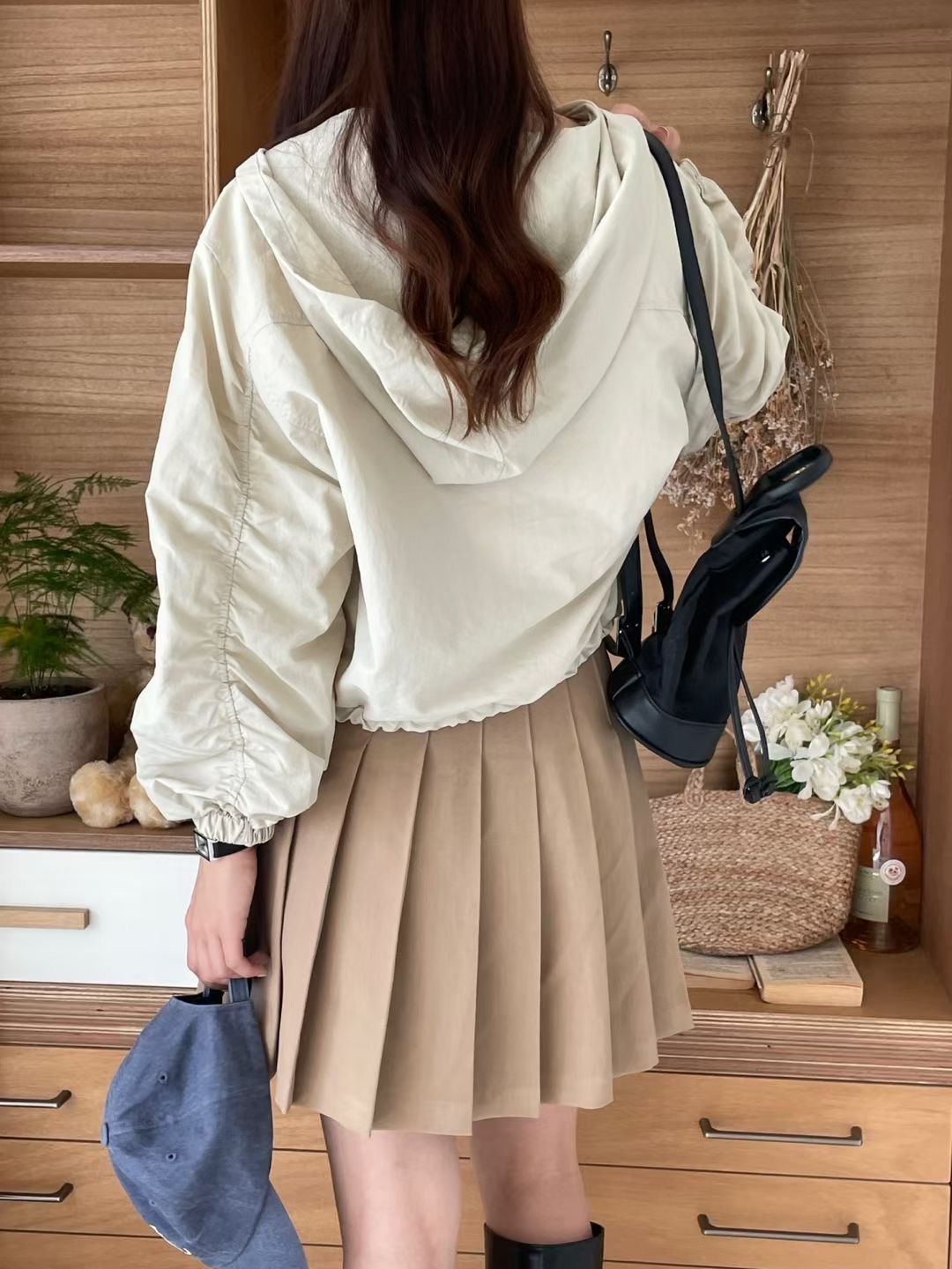 PLACE韓國代購女裝新款人氣真品職業熱賣26春夏夾克連帽衫PLACE夾克